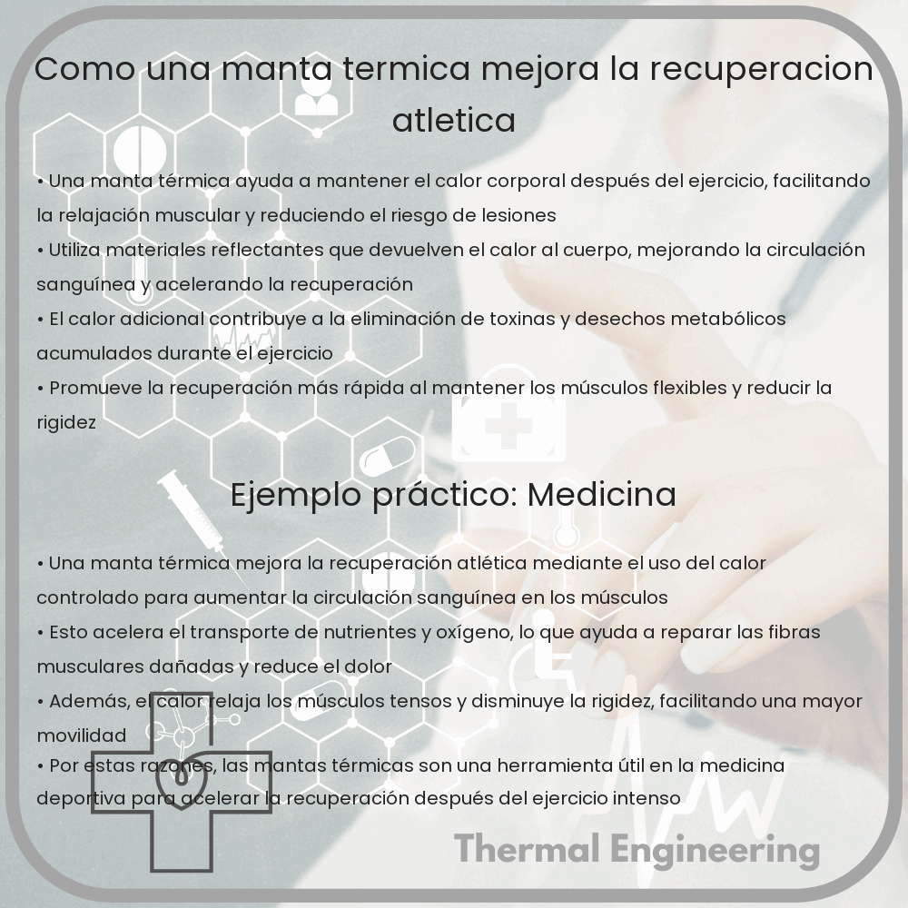 Cómo una manta térmica mejora la recuperación atlética
