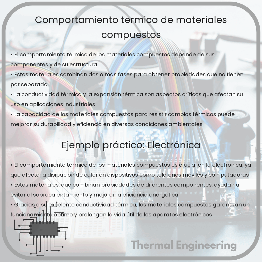 Comportamiento térmico de materiales compuestos