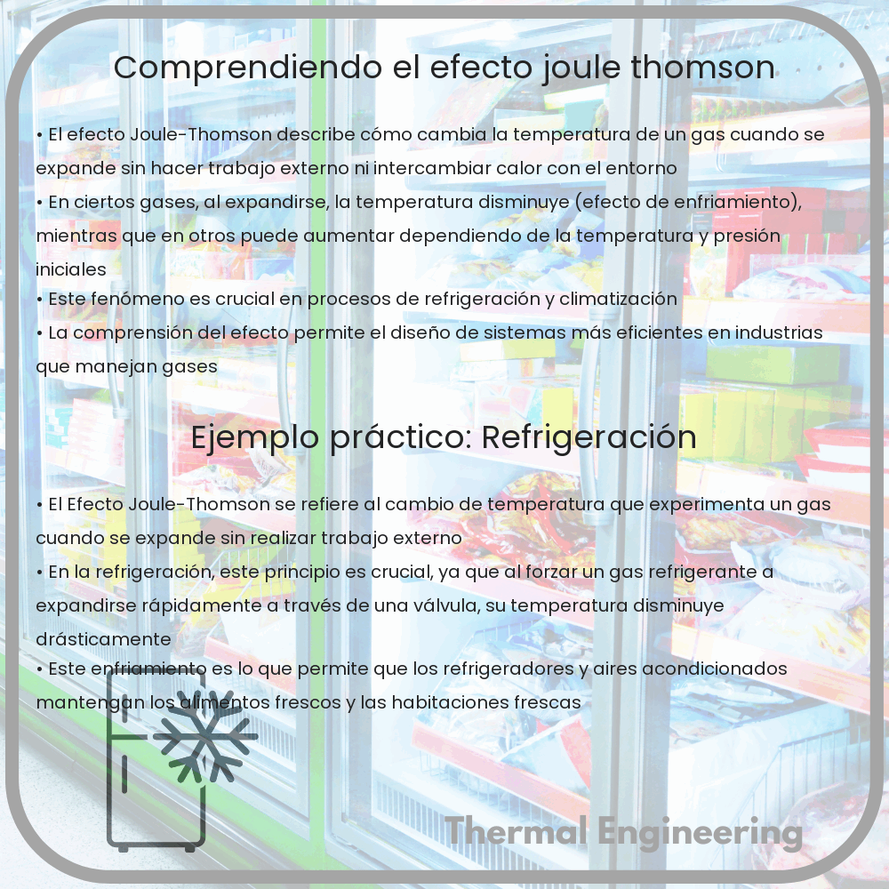 Comprendiendo el Efecto Joule-Thomson