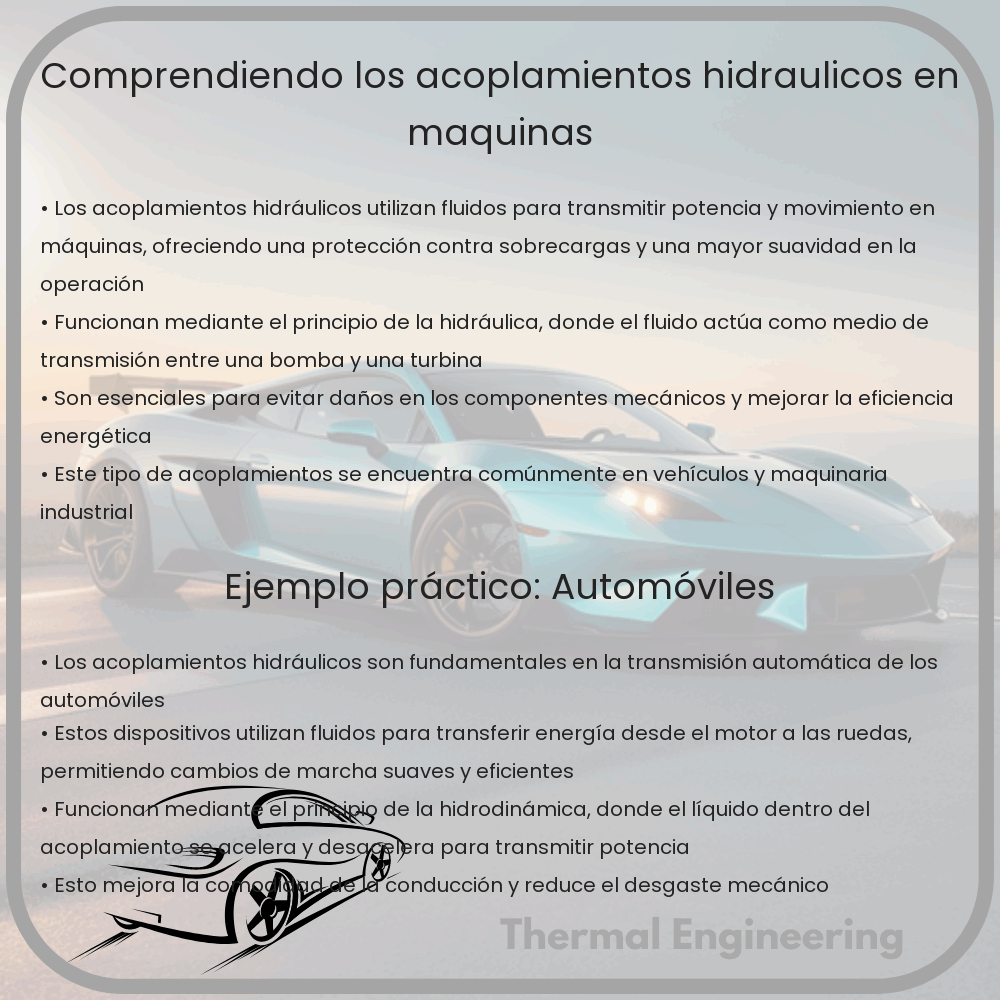 Comprendiendo los Acoplamientos Hidráulicos en Máquinas