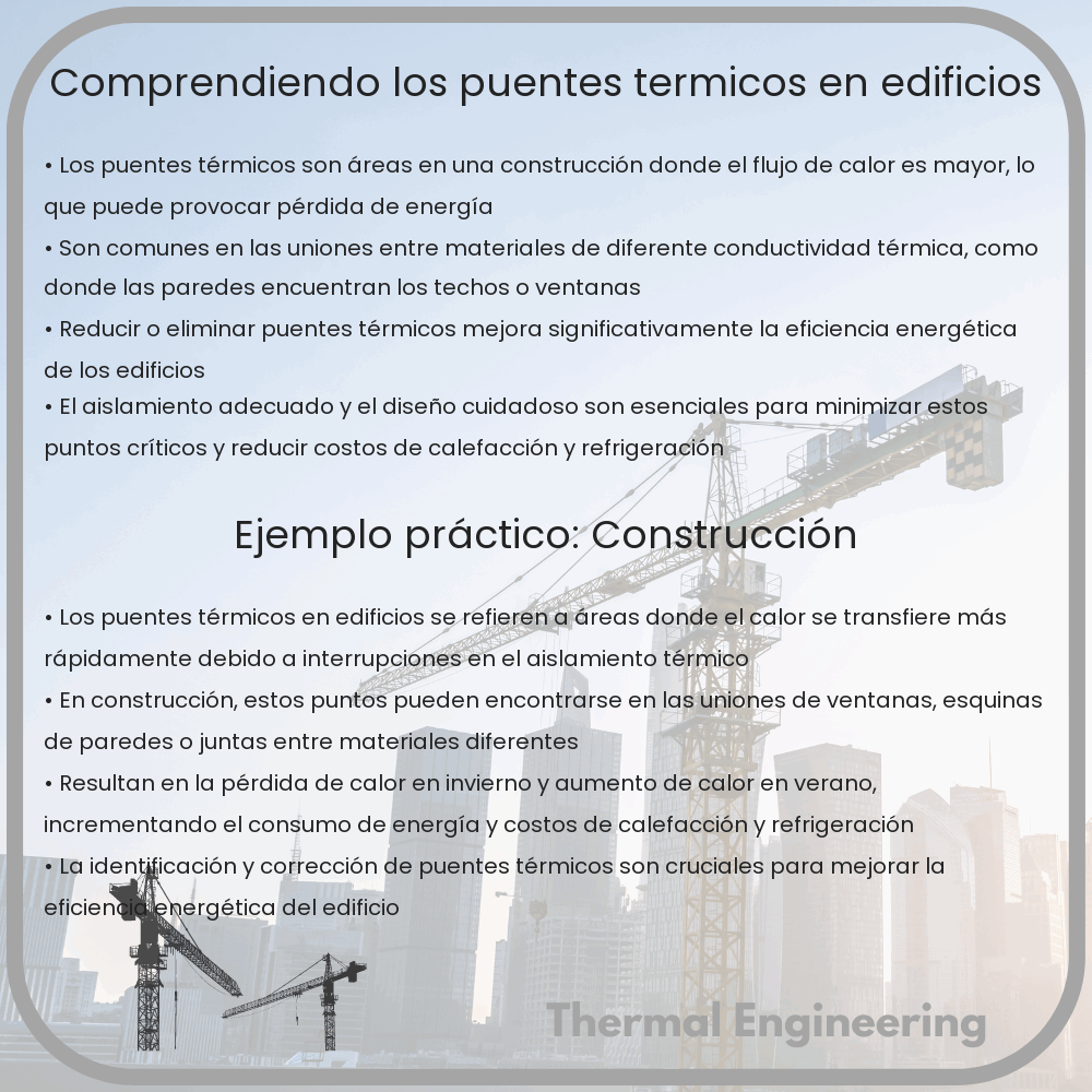 Comprendiendo los Puentes Térmicos en Edificios