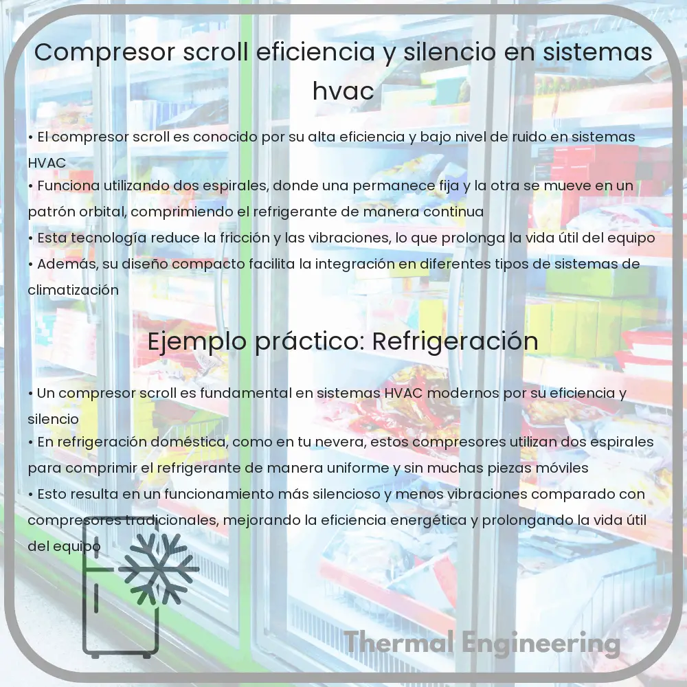 Compresor Scroll: Eficiencia y Silencio en Sistemas HVAC