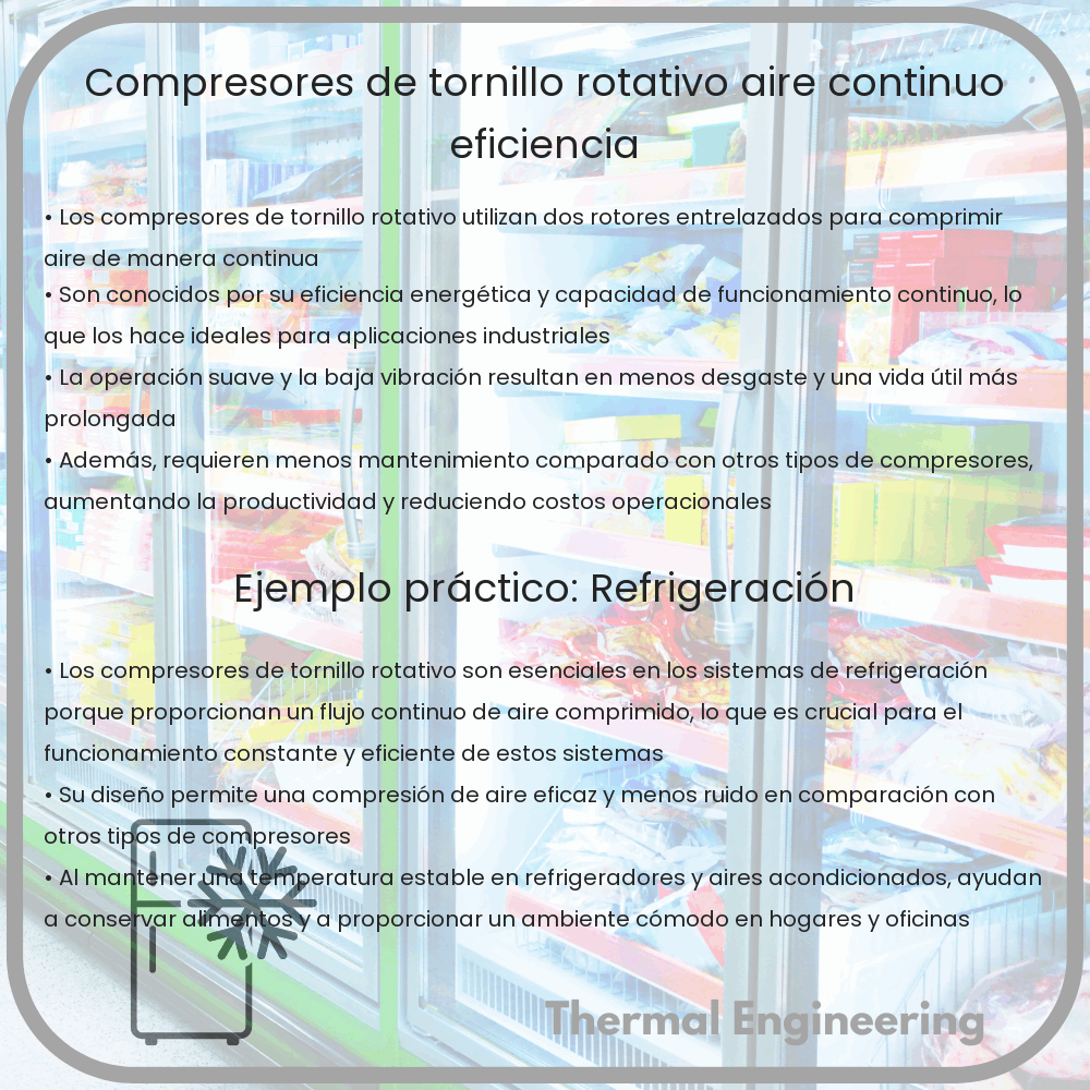 Compresores de Tornillo Rotativo | Aire Continuo, Eficiencia