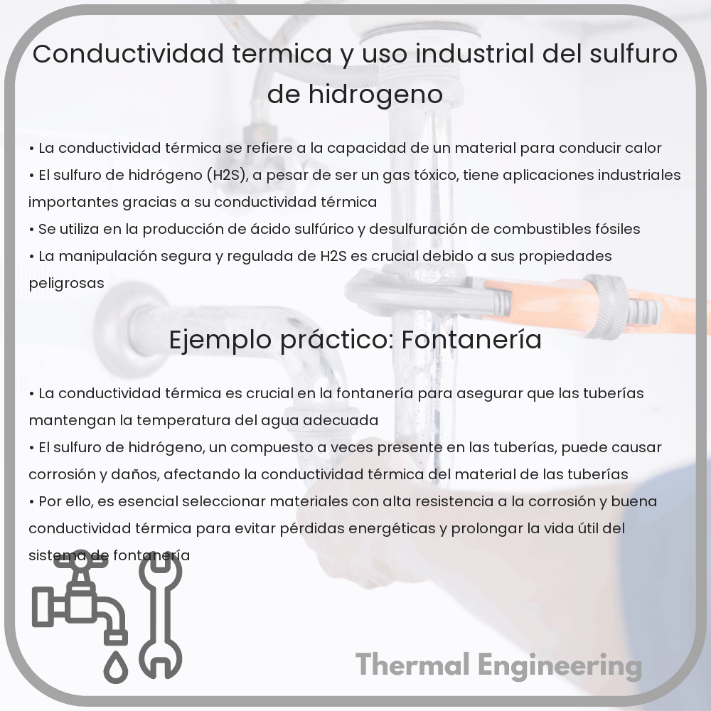 Conductividad Térmica y Uso Industrial del Sulfuro de Hidrógeno