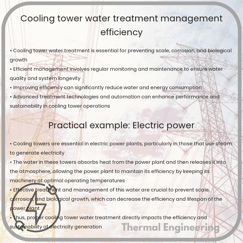Cooling Tower Water | Treatment, Management & Efficiency