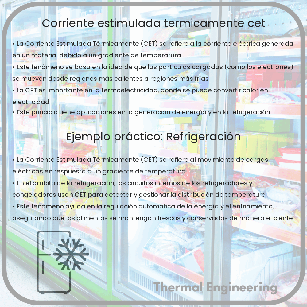 Corriente Estimulada Térmicamente (CET)