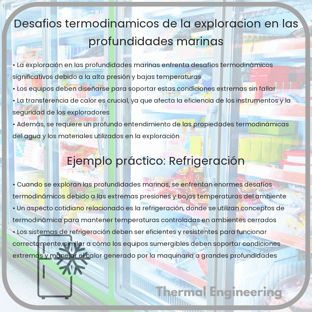 Desafíos Termodinámicos de la Exploración en las Profundidades Marinas
