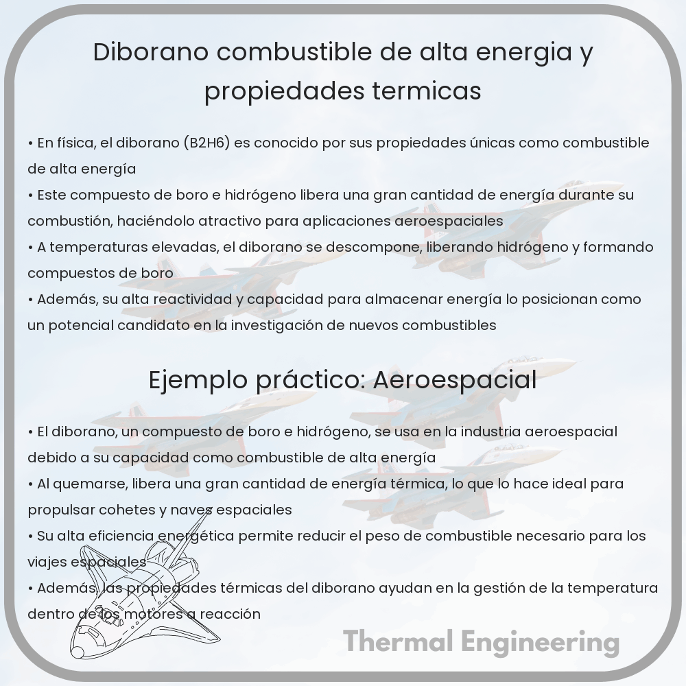 Diborano | Combustible de Alta Energía y Propiedades Térmicas