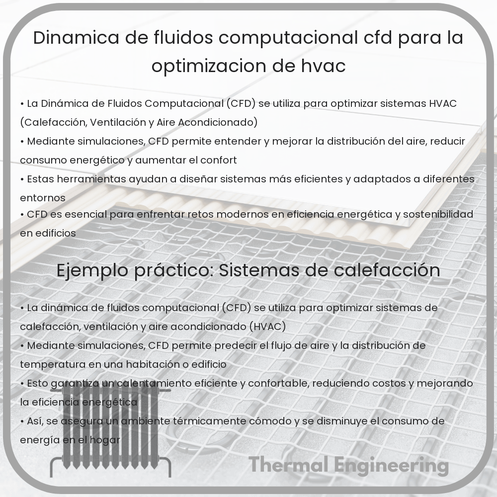 Dinámica de fluidos computacional (CFD) para la optimización de HVAC