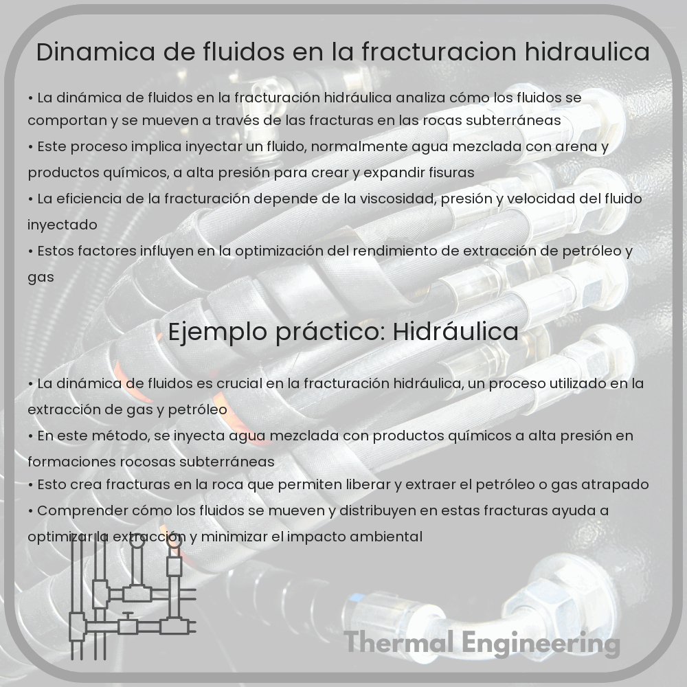 Dinámica de fluidos en la fracturación hidráulica