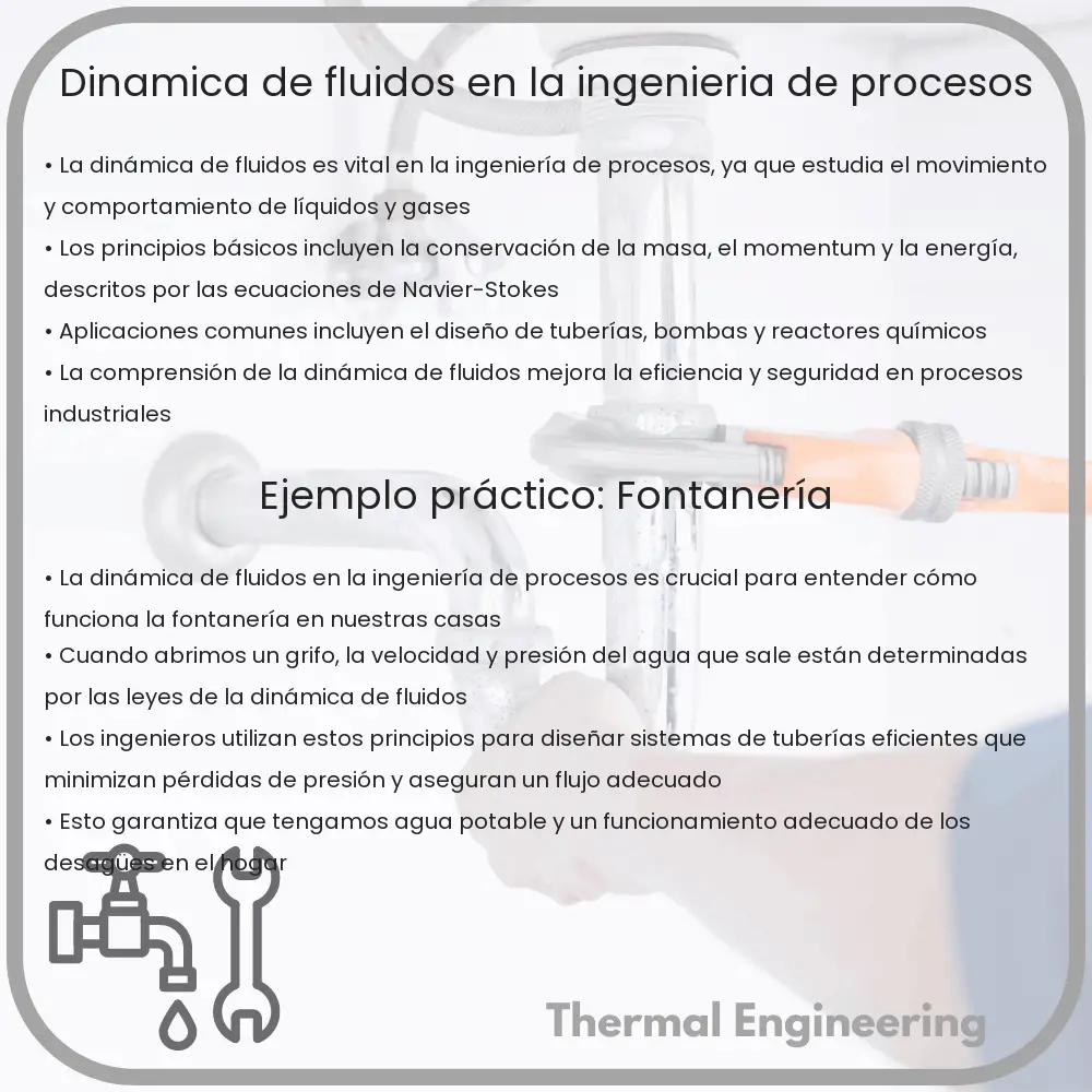 Dinámica de fluidos en la ingeniería de procesos