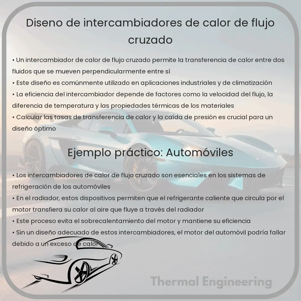 Diseño de intercambiadores de calor de flujo cruzado