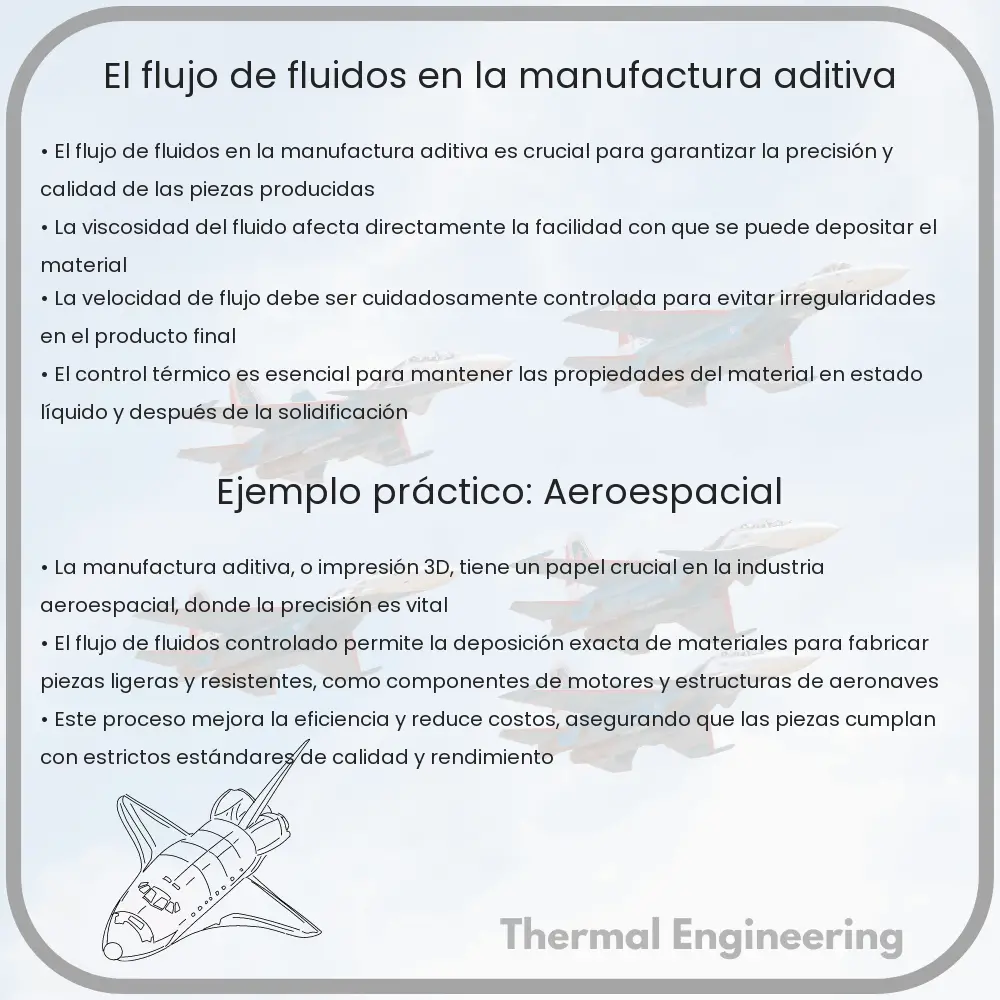 El flujo de fluidos en la manufactura aditiva
