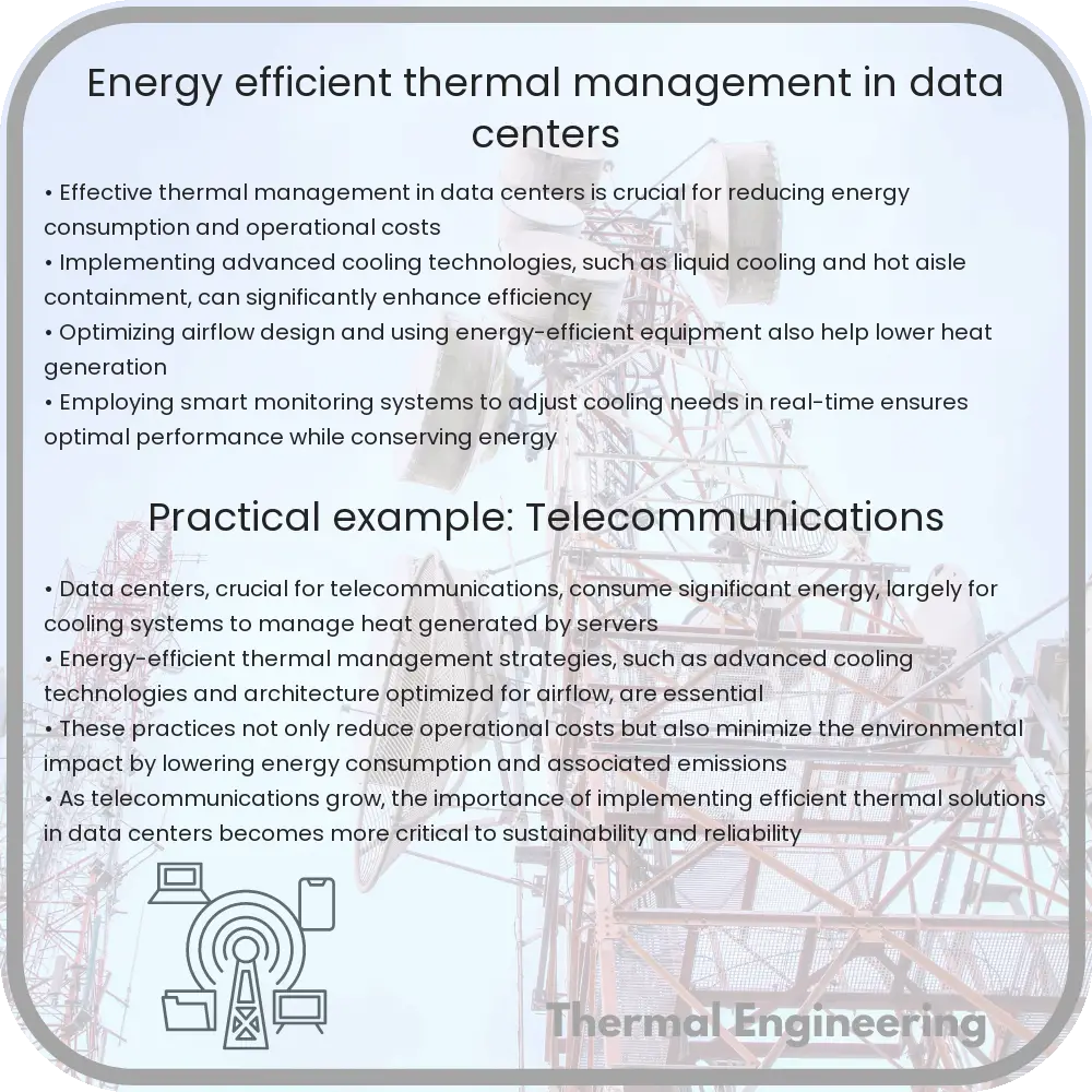 Energy Efficient Thermal Management In Data Centers Energy Efficient Thermal Management In Data Centers