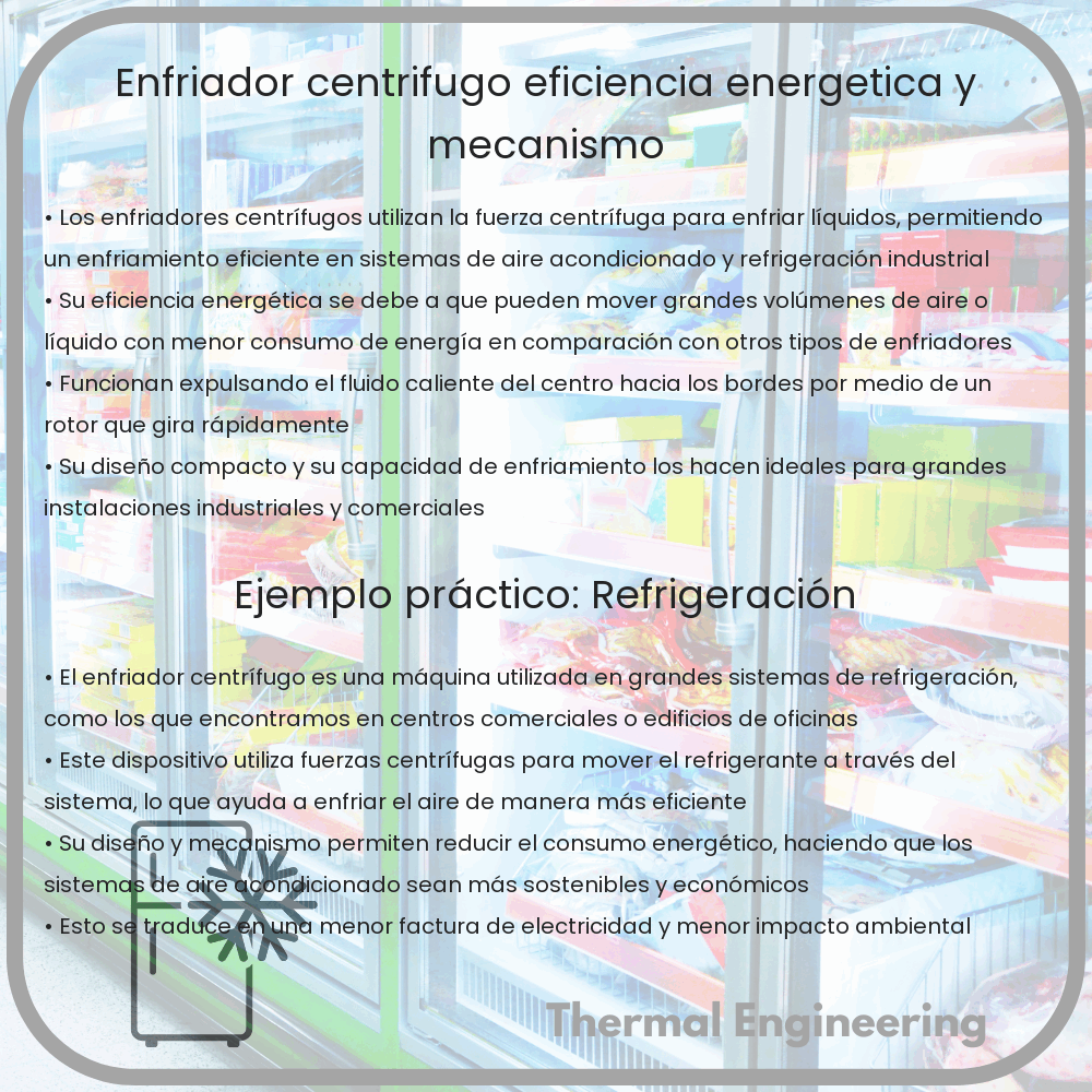 Enfriador Centrífugo | Eficiencia Energética y Mecanismo