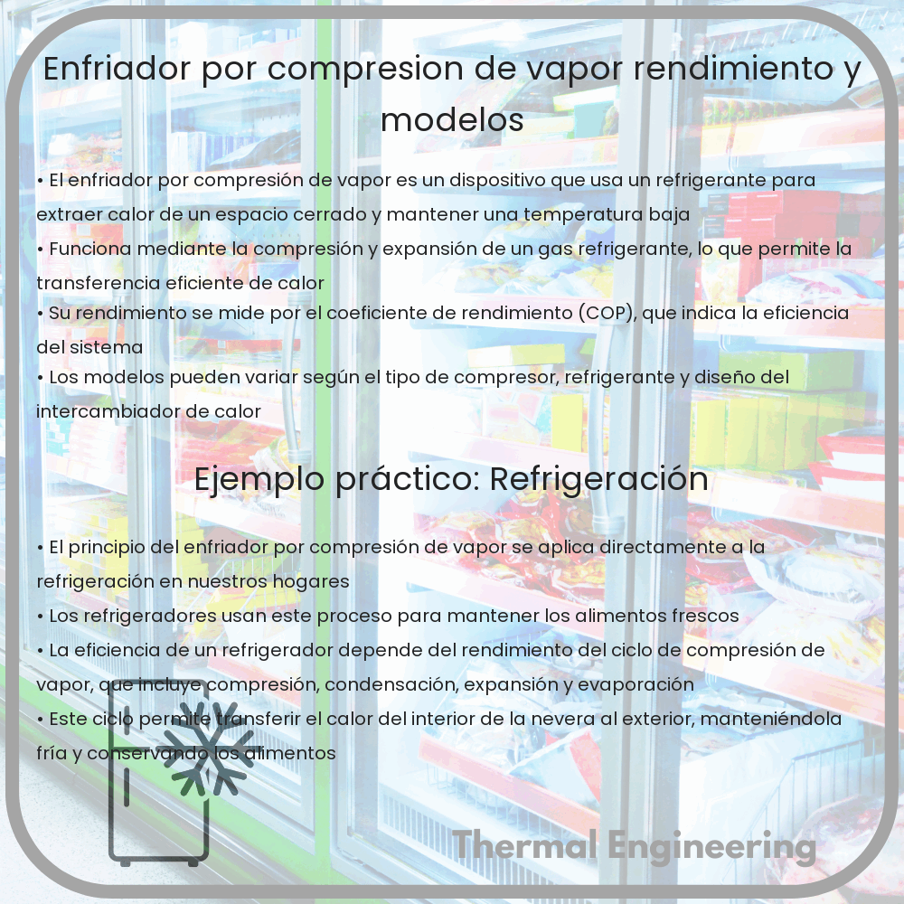 Enfriador por Compresión de Vapor | Rendimiento y Modelos