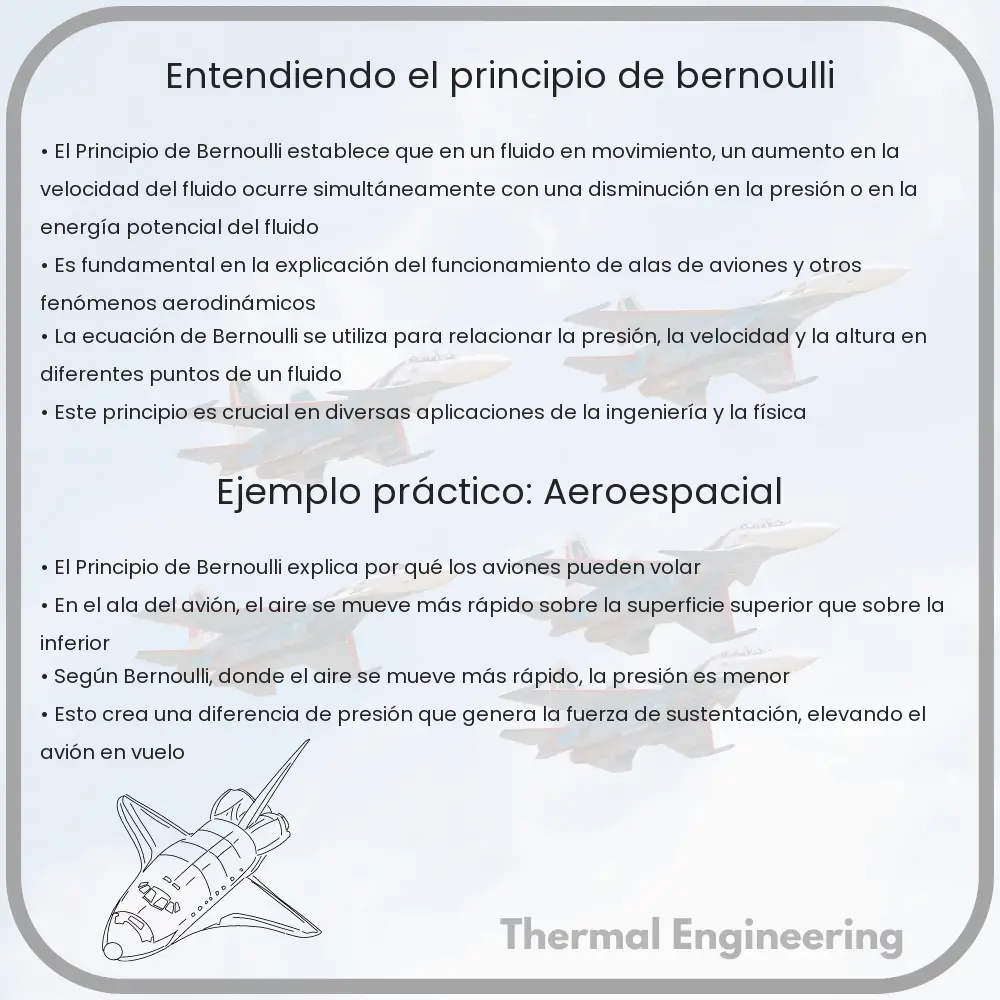 Entendiendo el Principio de Bernoulli