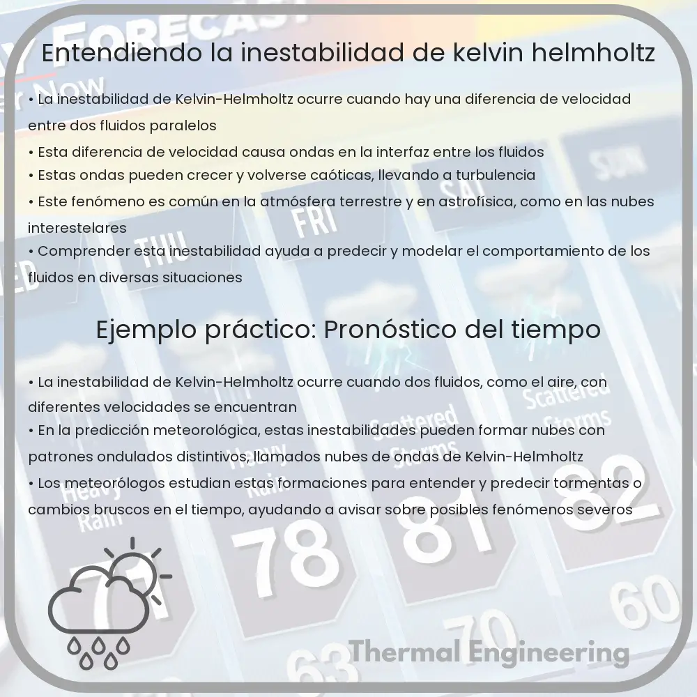Entendiendo la inestabilidad de Kelvin-Helmholtz