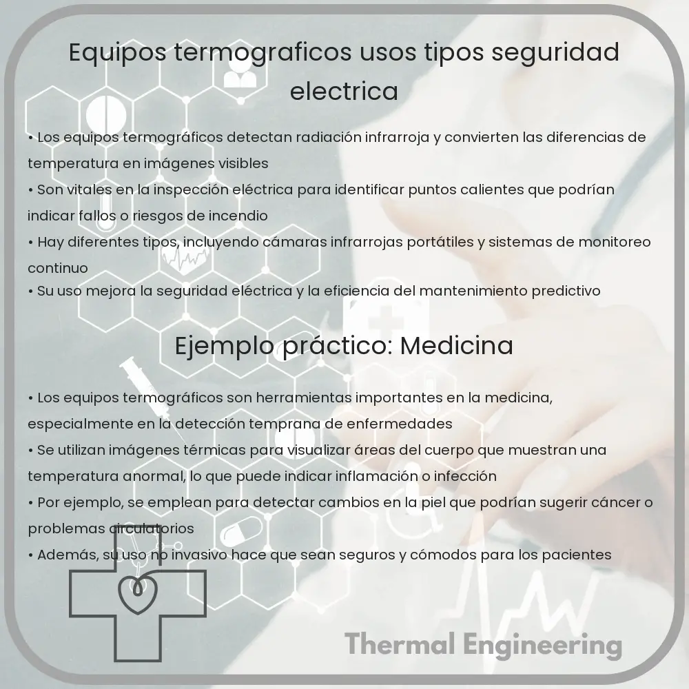 Equipos Termográficos | Usos, Tipos, Seguridad Eléctrica