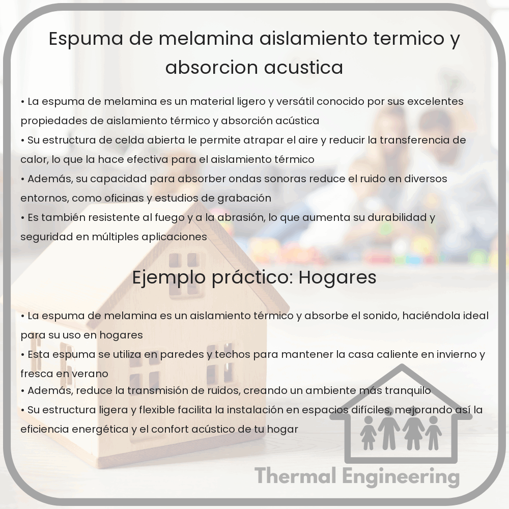 Espuma de Melamina | Aislamiento Térmico y Absorción Acústica