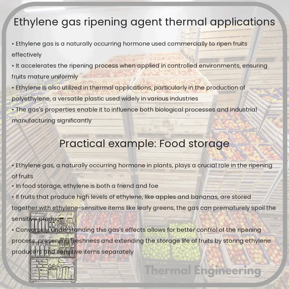 Ethylene Gas | Ripening Agent, Thermal Applications