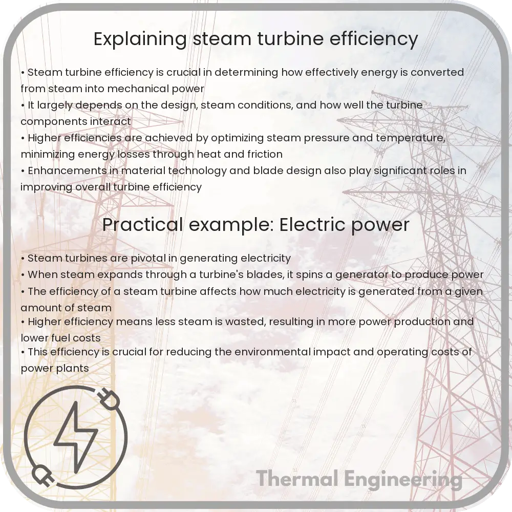 Explaining Steam Turbine Efficiency