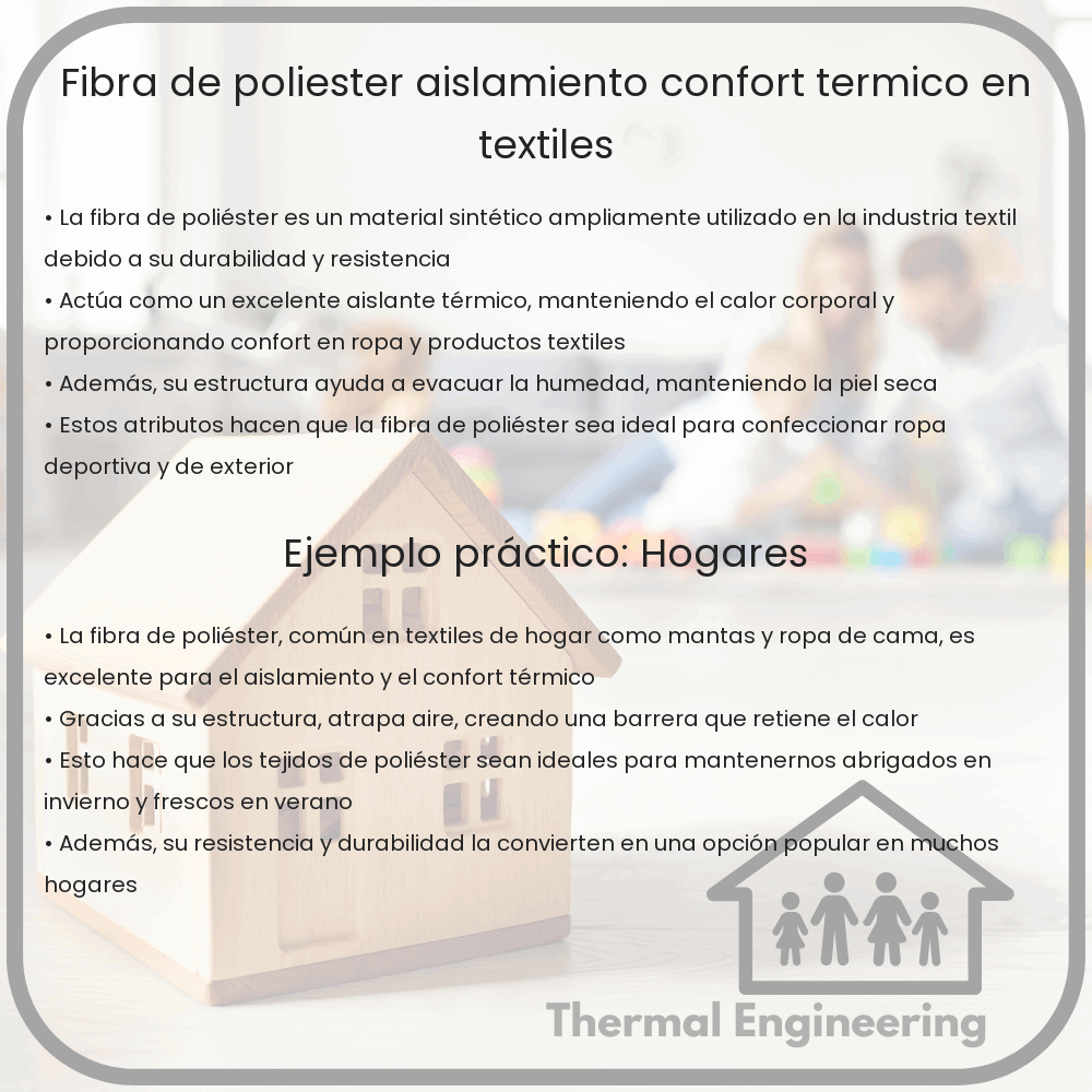 Fibra de Poliéster | Aislamiento, Confort Térmico en Textiles