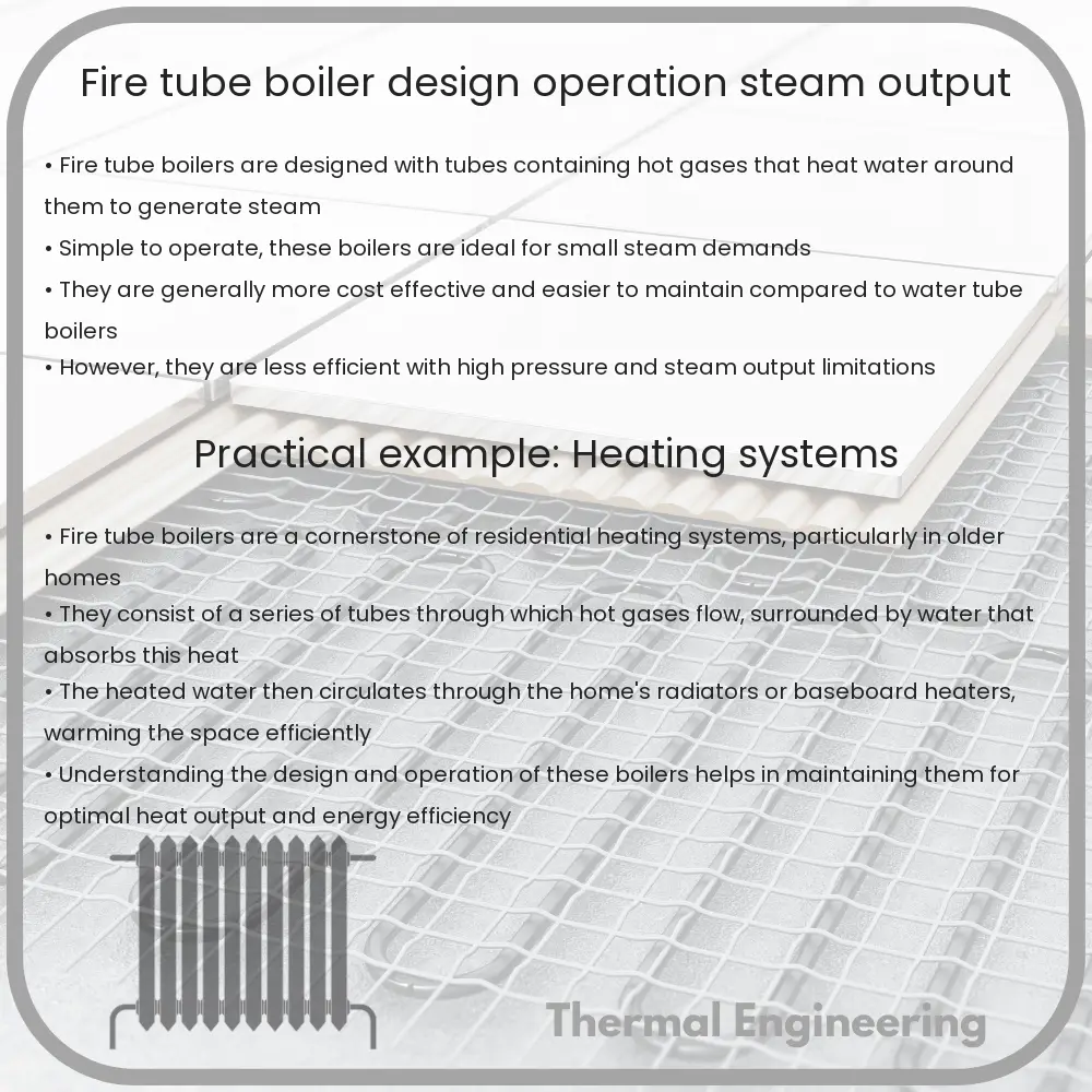 Fire Tube Boiler | Design, Operation, Steam Output