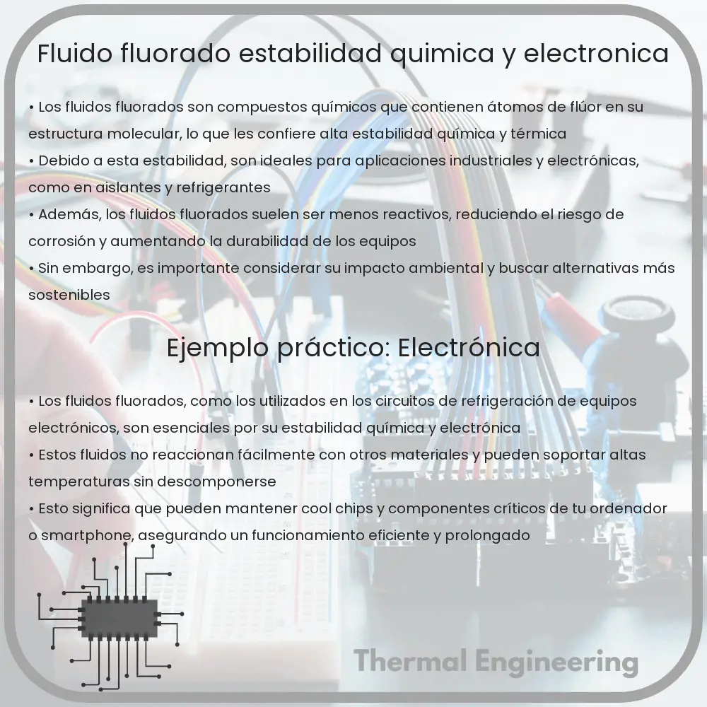 Fluido Fluorado | Estabilidad Química y Electrónica
