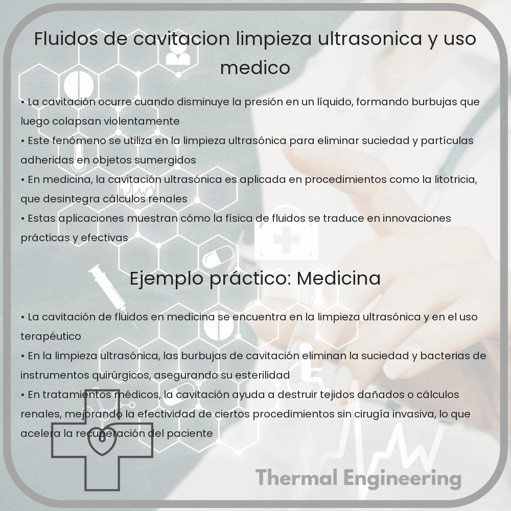 Fluidos de Cavitación | Limpieza Ultrasónica y Uso Médico