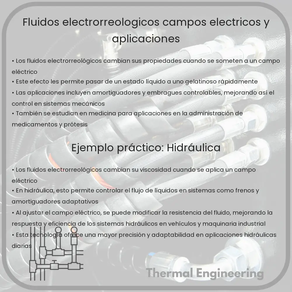 Fluidos Electrorreológicos | Campos Eléctricos y Aplicaciones