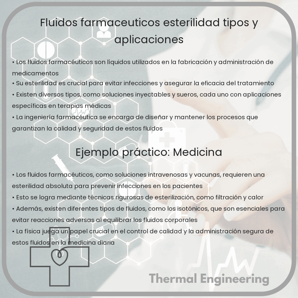 Fluidos Farmacéuticos | Esterilidad, Tipos y Aplicaciones