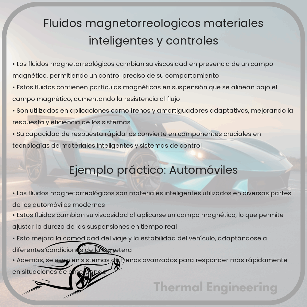 Fluidos Magnetorreológicos | Materiales Inteligentes y Controles
