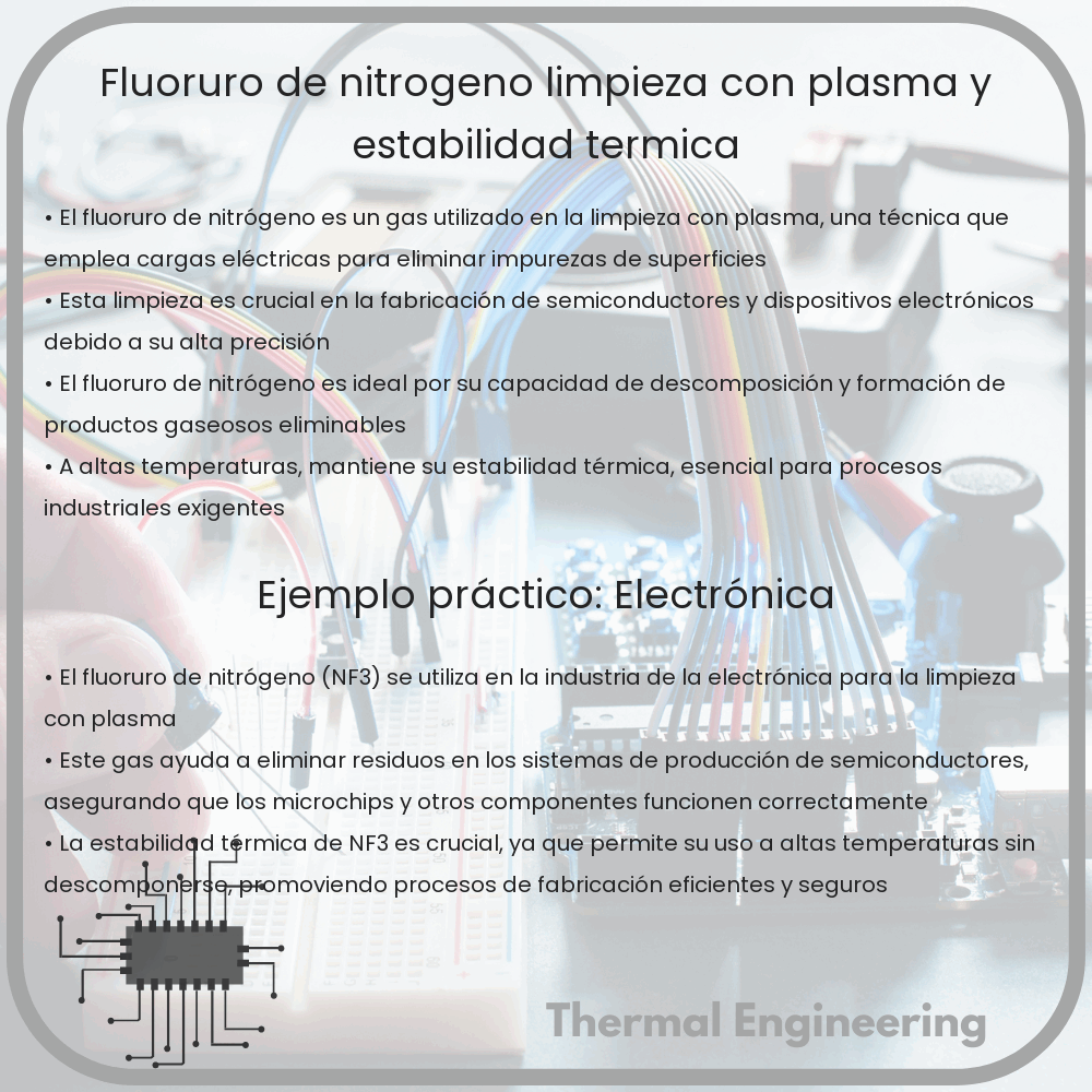 Fluoruro de Nitrógeno | Limpieza con Plasma y Estabilidad Térmica