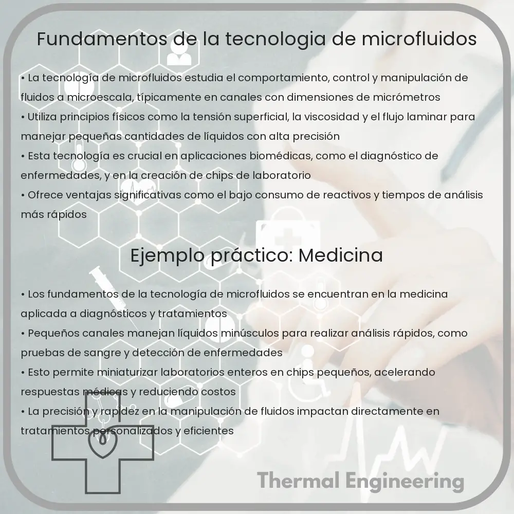 Fundamentos de la Tecnología de Microfluidos