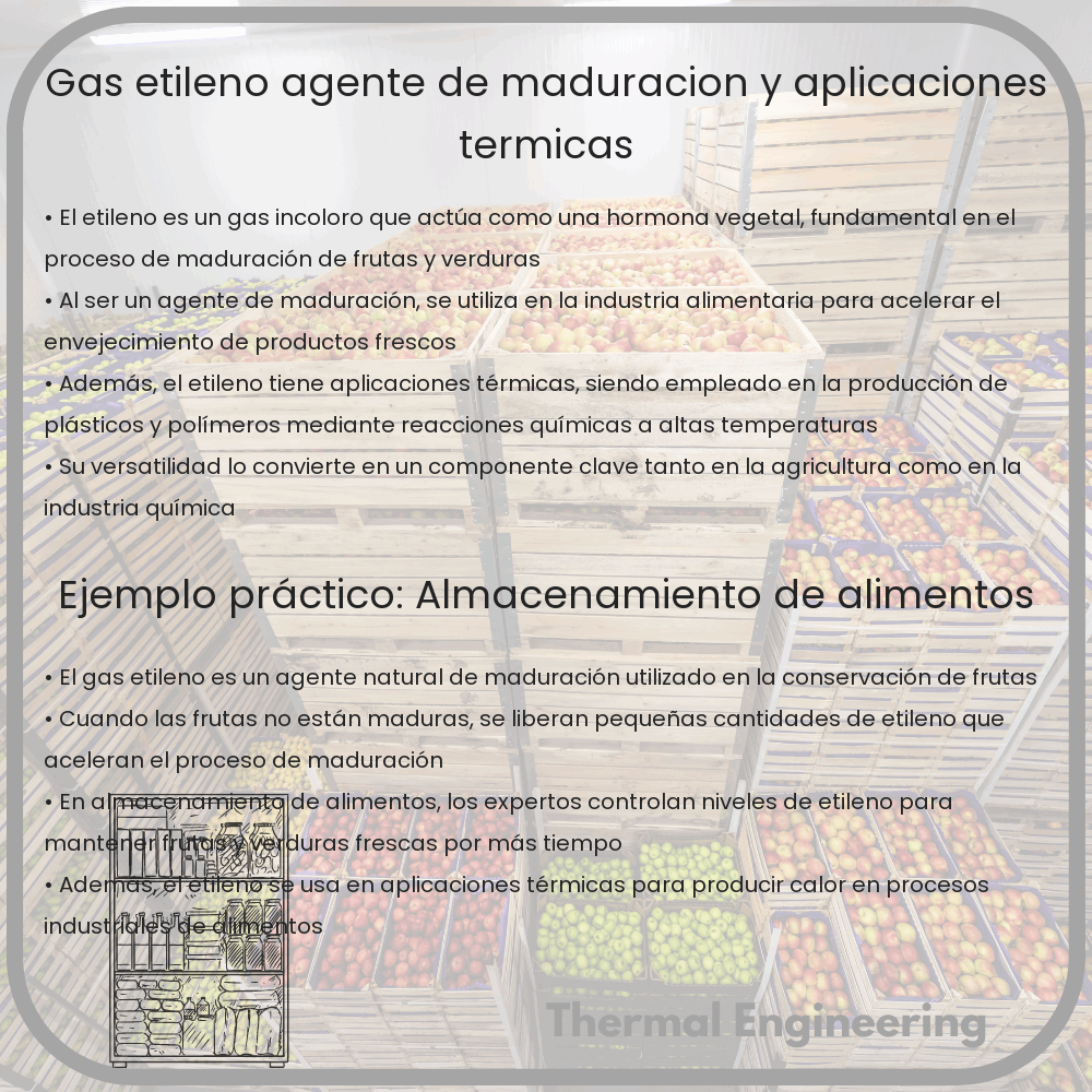 Gas Etileno | Agente de Maduración y Aplicaciones Térmicas