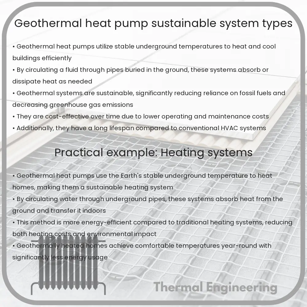 Geothermal Heat Pump | Sustainable System Types