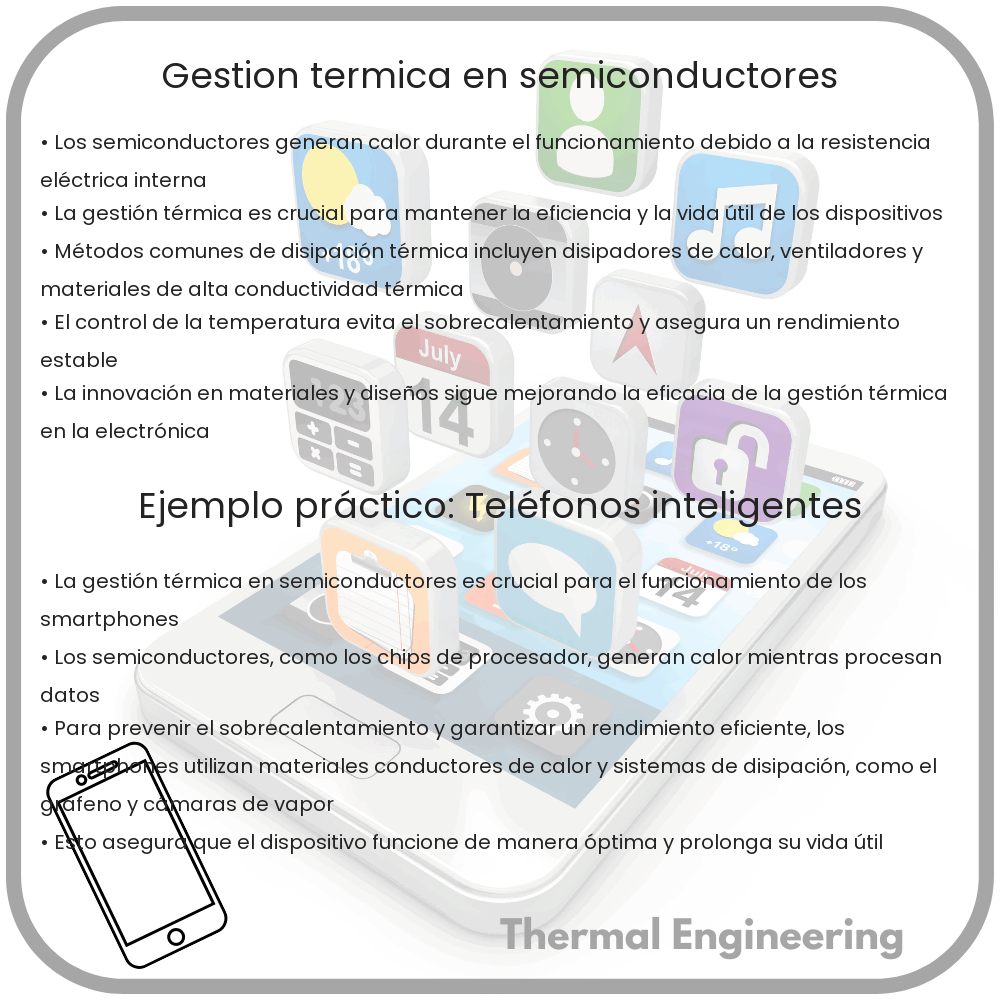 Gestión térmica en semiconductores