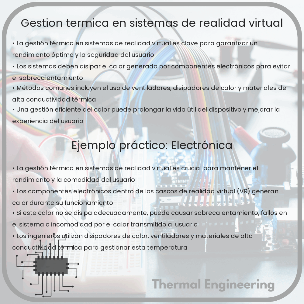Gestión térmica en sistemas de realidad virtual