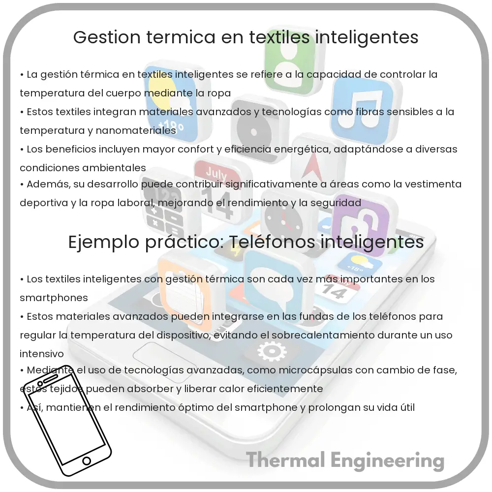Gestión térmica en textiles inteligentes