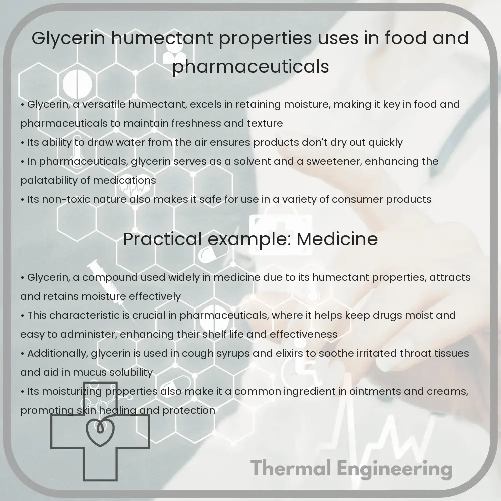Glycerin | Humectant Properties, Uses in Food and Pharmaceuticals