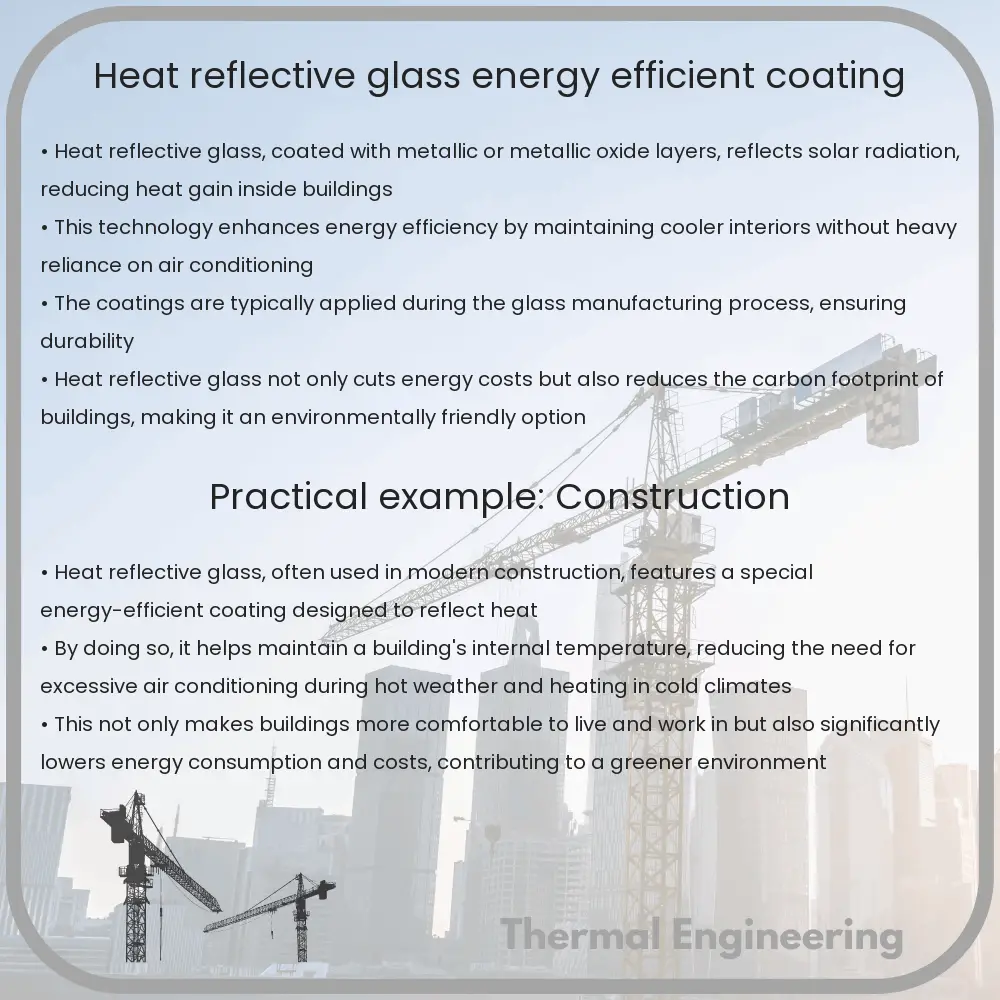 Heat Reflective Glass | Energy-Efficient Coating