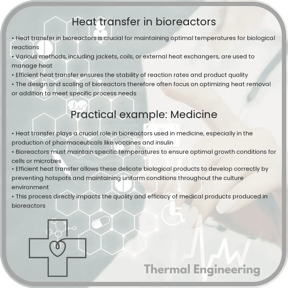 Heat transfer in bioreactors