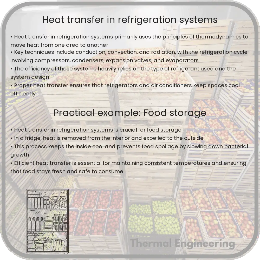 Heat transfer in refrigeration systems