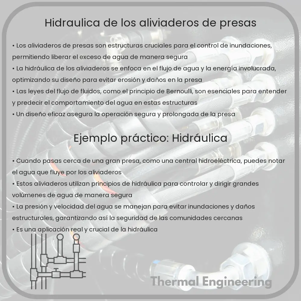 Hidráulica de los aliviaderos de presas