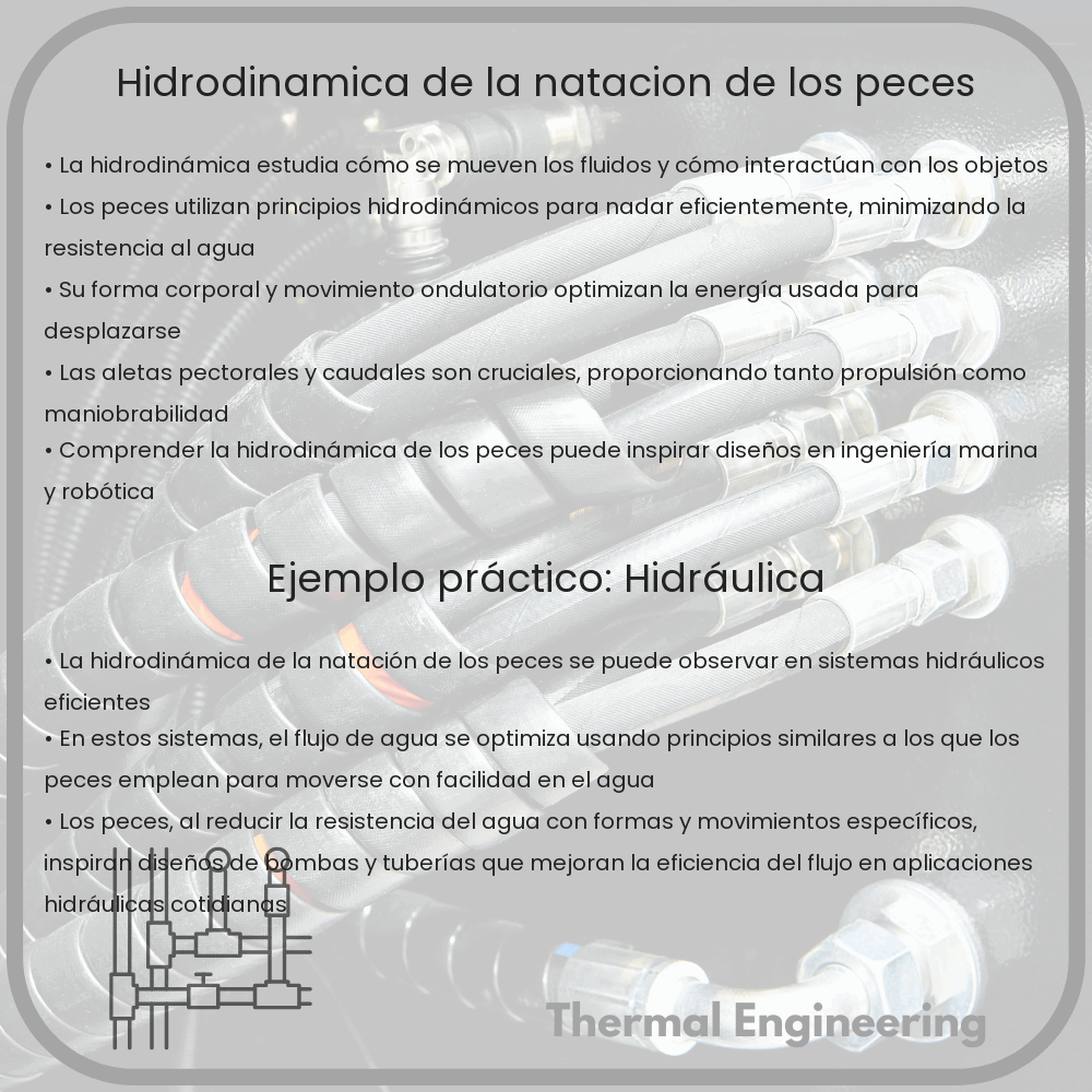 Hidrodinámica de la natación de los peces