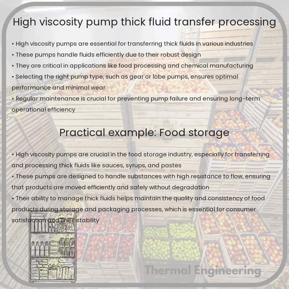 High Viscosity Pump | Thick Fluid Transfer & Processing