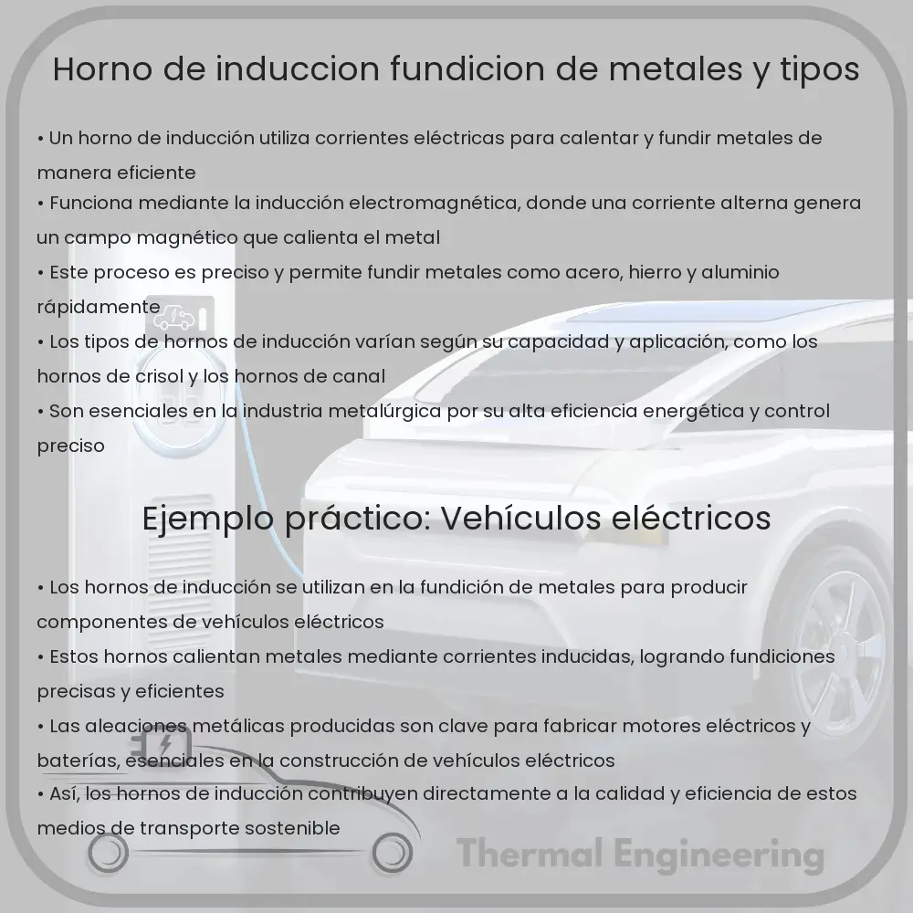 Horno de Inducción | Fundición de Metales y Tipos