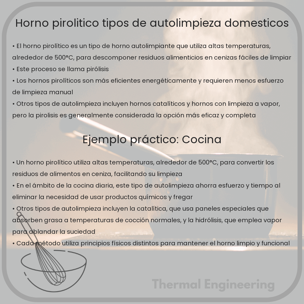 Horno Pirolítico | Tipos de Autolimpieza Domésticos