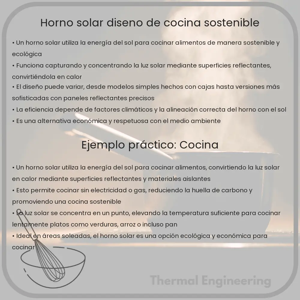 Horno Solar | Diseño de Cocina Sostenible